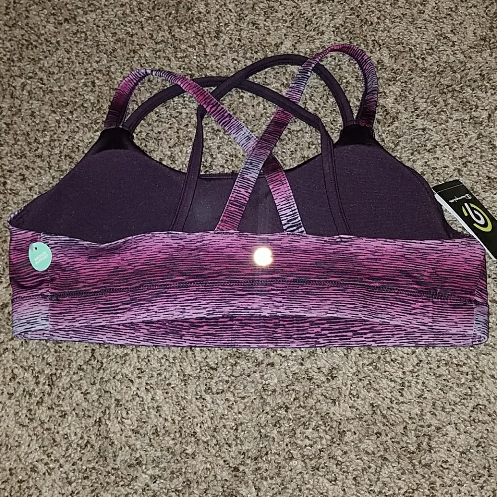 Champion Womens Purple Sports Bra - Picture 2 of 5